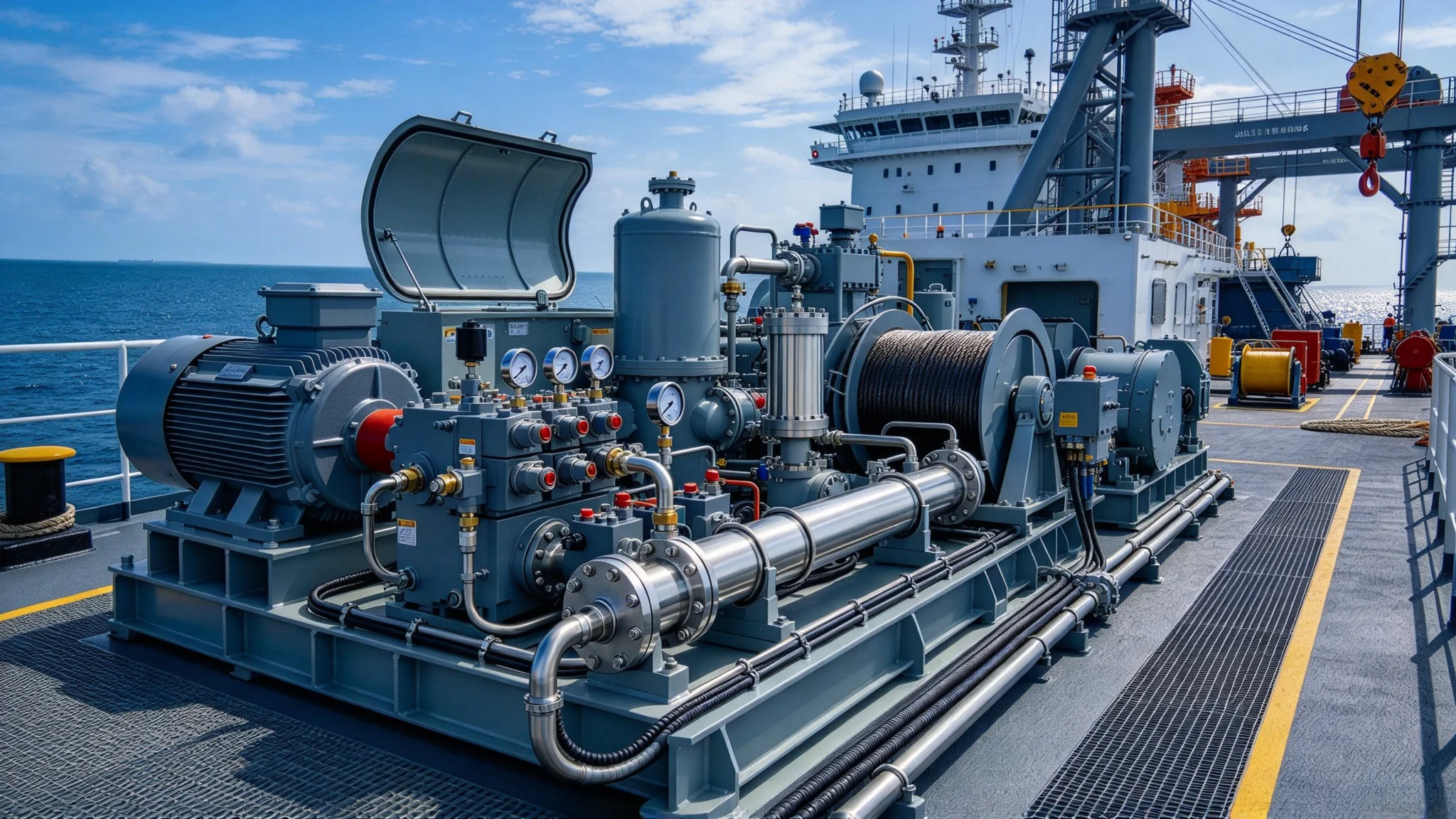 Offshore Construction Vessel Hydraulic Systems